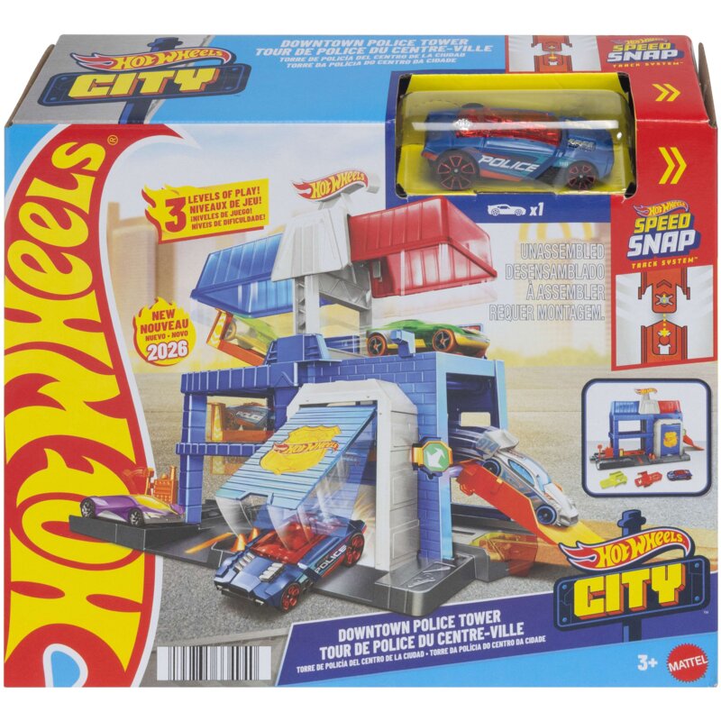 Posterunek Policji Hot Wheels City JHL74