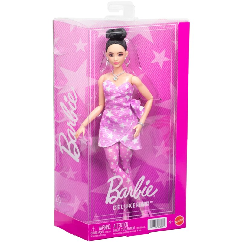 Lalka Barbie Deluxe Style Różowy strój JJN71