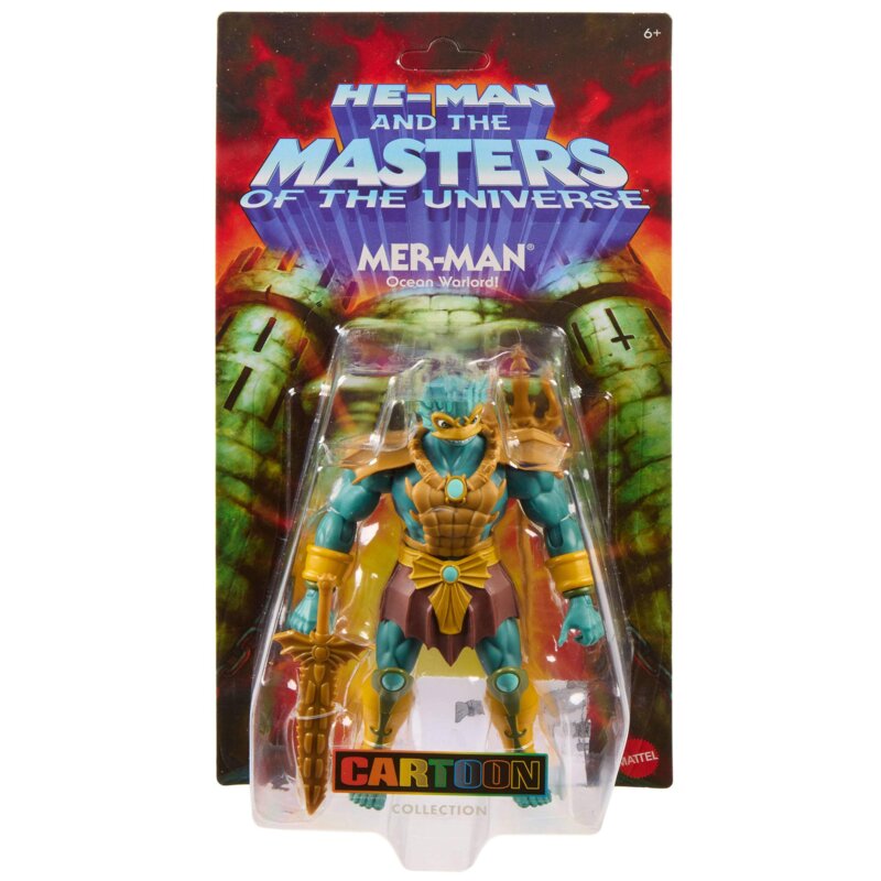 Figurka MATTEL He-Man and the Masters of the Universe Origins 200X Cartoon Collection Mer-Man JHK02