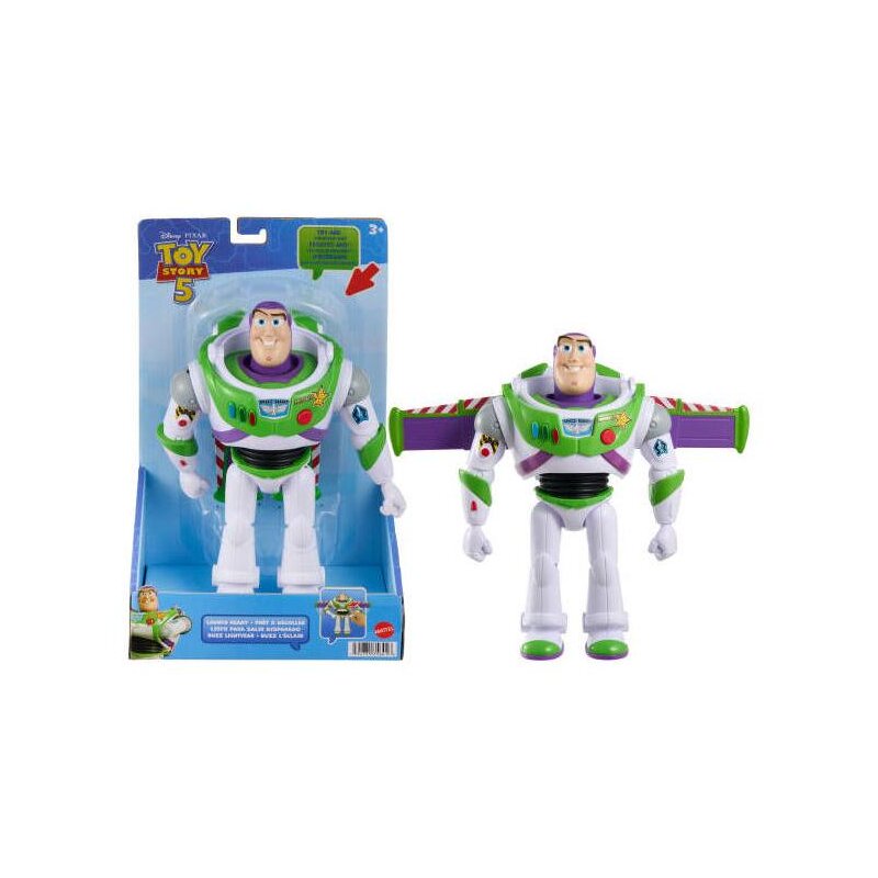 Figurka MATTEL Disney Pixar Toy Story 5 Buzz Astral gotowy do misji rozkładane skrzydła JKV39