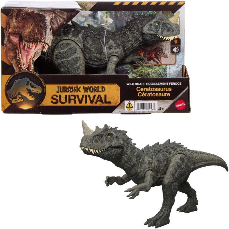 Figurka JURASSIC WORLD Ceratozaur Ryczący dinozaur JKL77