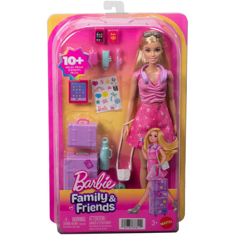 Lalka Barbie Family & Friends Malibu Nieskończone przygody JMJ47