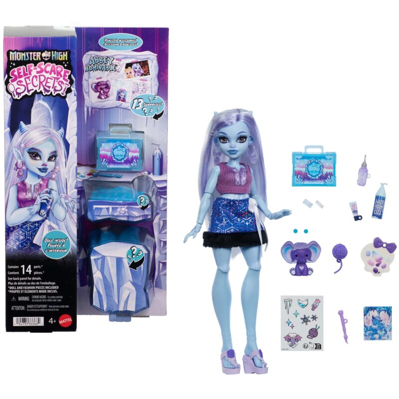 Lalka MONSTER HIGH Straszyrelaks Self-Care Abbey Bominable JHK44