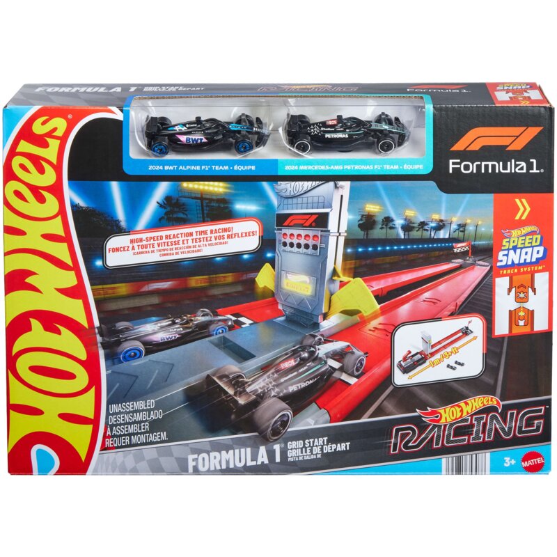 Tor Hot Wheels Racing Formuła 1 Szybki wyścig JKM88