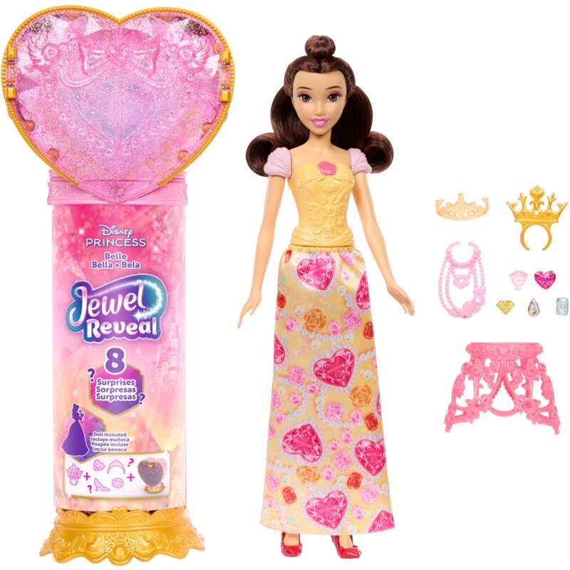 Lalka DISNEY PRINCESS Jewel Reveal Bella JHL51