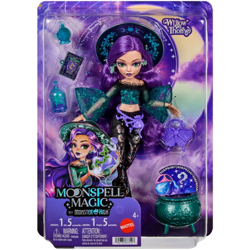 Lalka MONSTER HIGH Moonspell Magic Willow Thorne Czarownica Natury JMB92