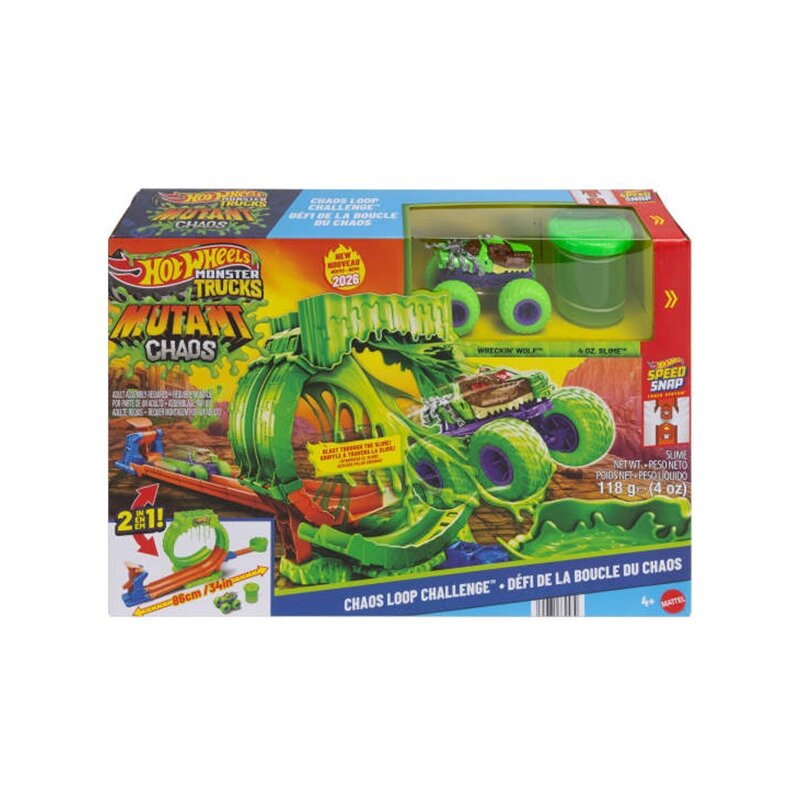 Tor Hot Wheels Monster Trucks Owa Pętla Chaosu JMK91