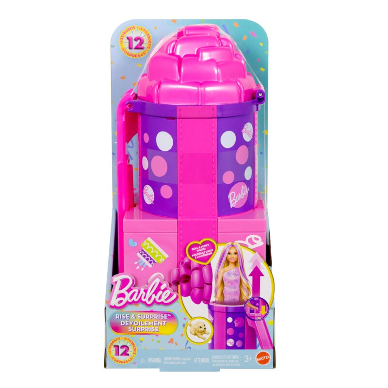 Lalka Barbie Party Unboxed Urodzinowa niespodzianka JKF66
