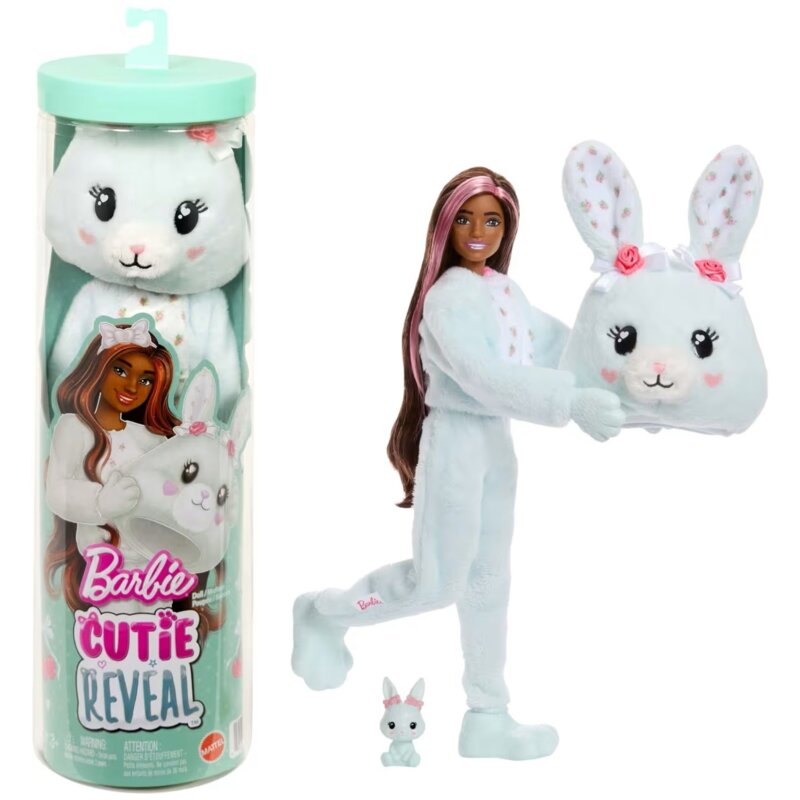 Lalka Barbie Cutie Reveal Miętowy Króliczek JJP65