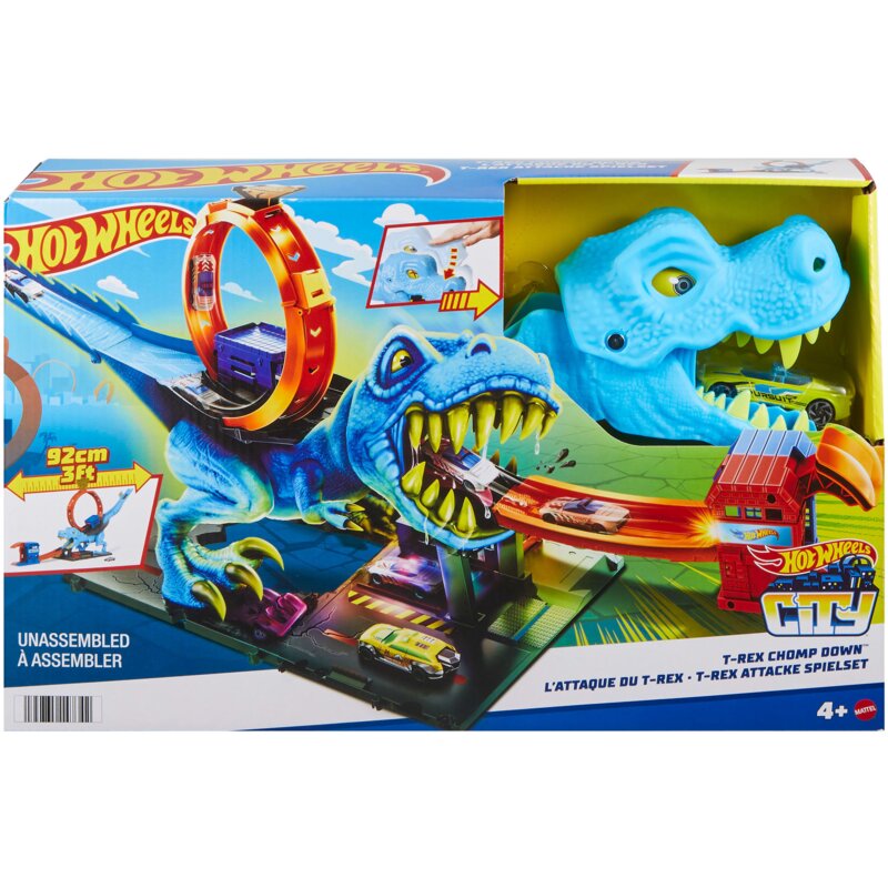 Tor Hot Wheels City Pętla T-Rexa HNP77