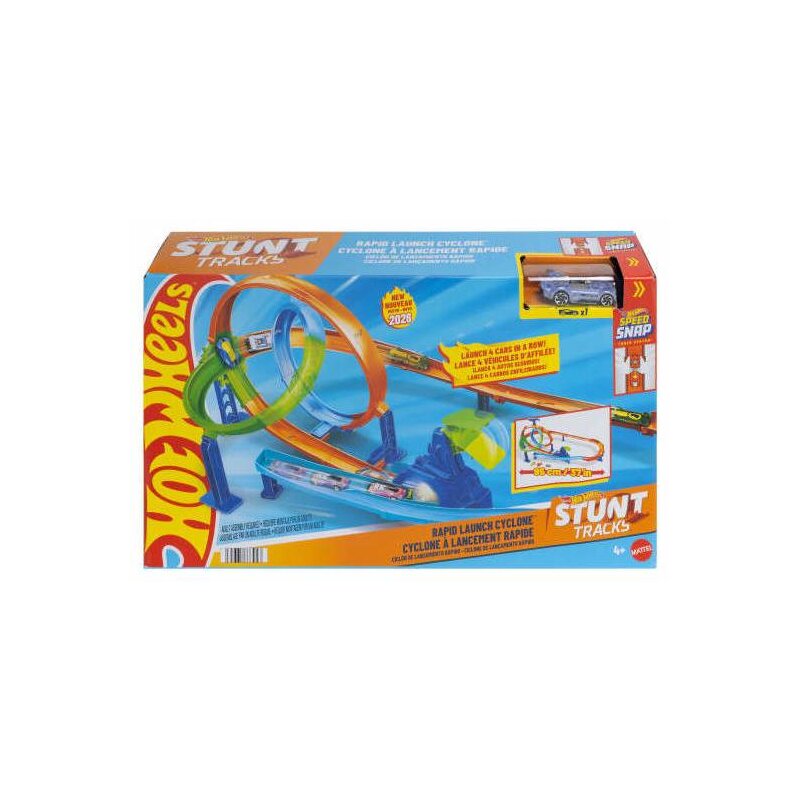 Tor Hot Wheels Stunt Tracks Rajdowy Cyklon JHK73