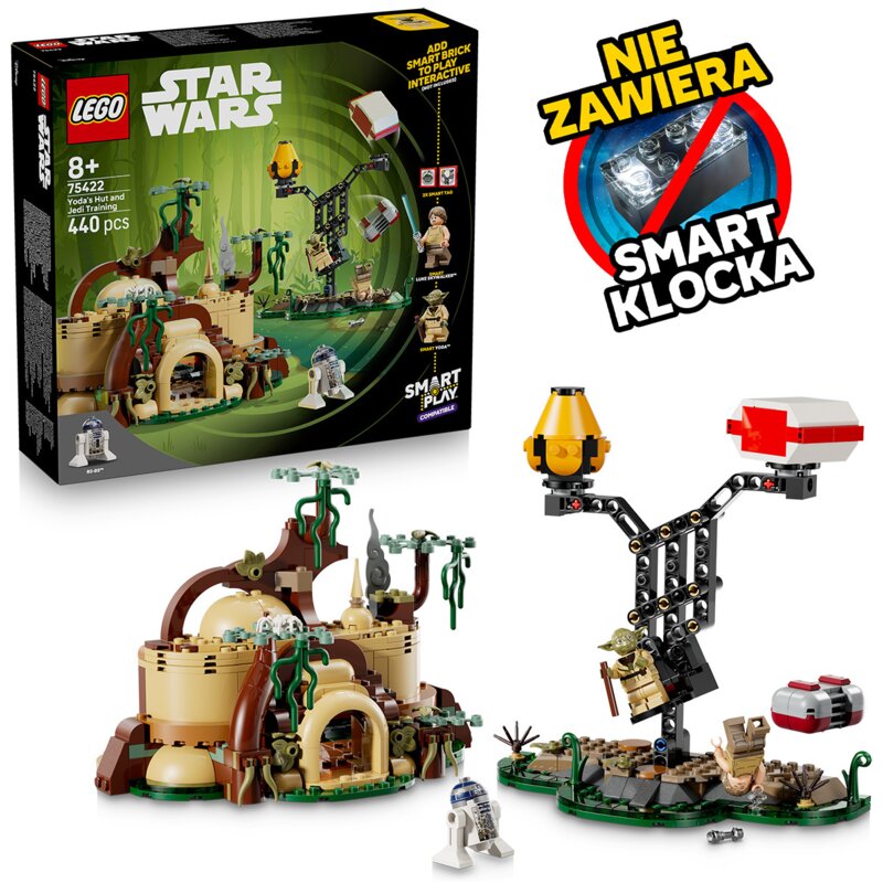 LEGO 75422 Star Wars SMART Play Chatka Yody i szkolenie Jedi