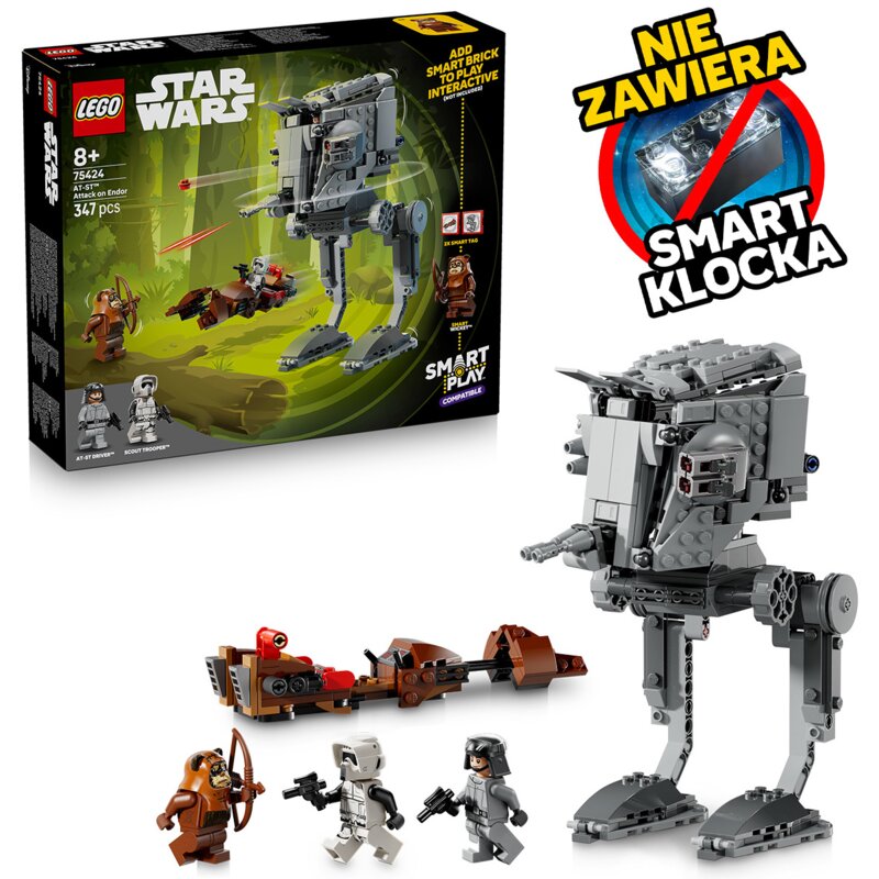 LEGO 75424 Star Wars SMART Play Atak AT-ST na Endor