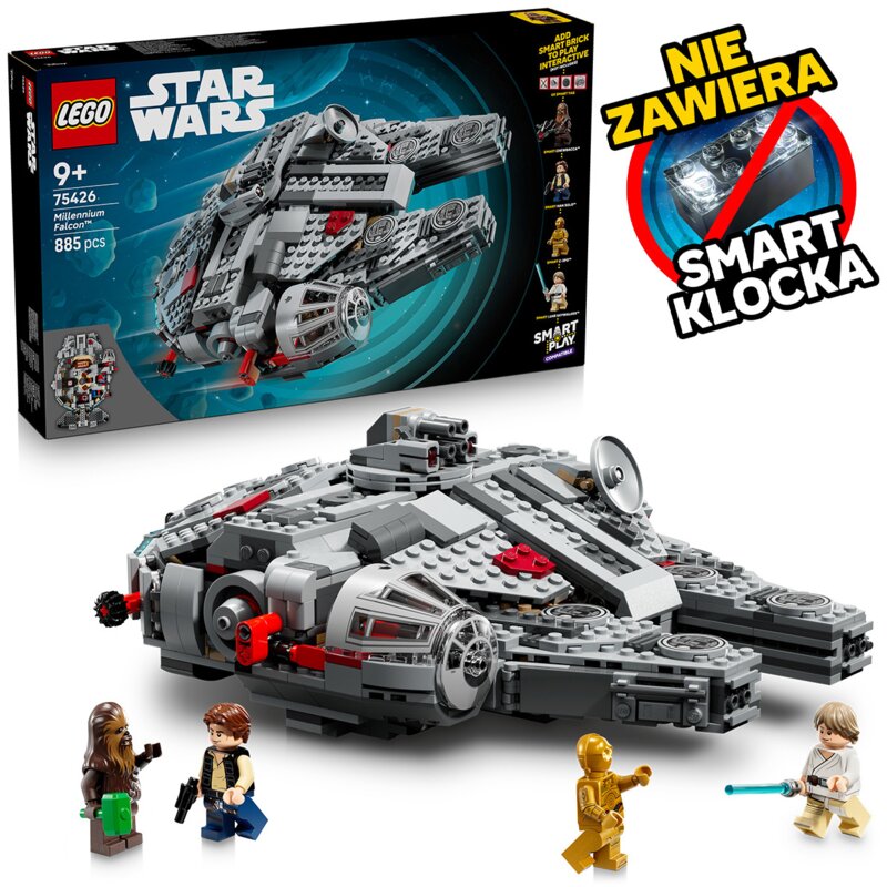 LEGO 75426 Star Wars SMART Play Sokół Millennium