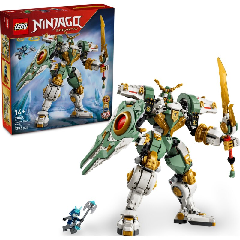 LEGO 71860 NINJAGO Tytanowy mech Lloyda — 15. rocznica