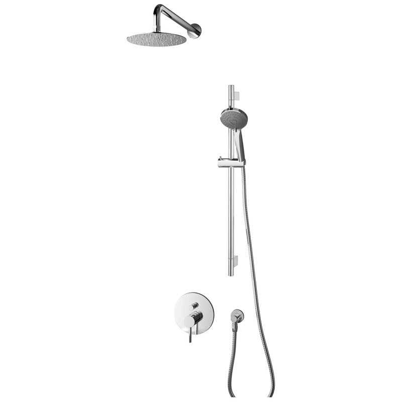 Zestaw prysznicowy podtynkowy OMNIRES Y SYSY17 z deszczownicą Chrom