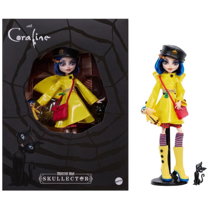 Lalka MONSTER HIGH Skullector X Coraline Koralina JHK65
