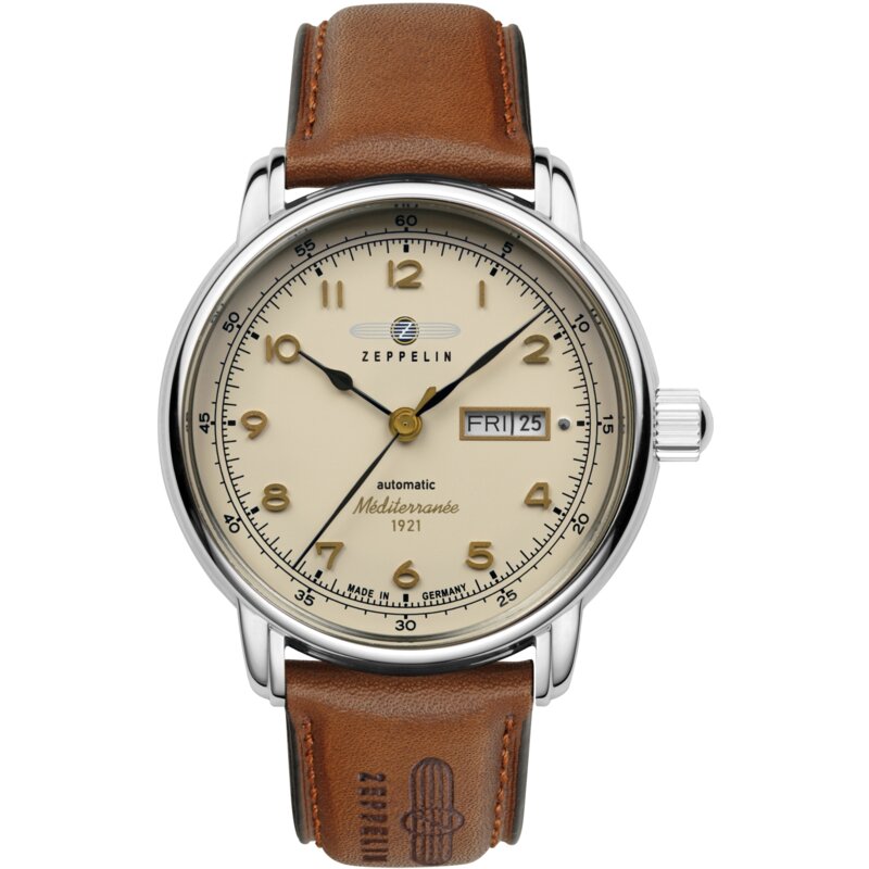 Zegarek ZEPPELIN 100 Jahre Mediterranee 9664-5 Srebrny