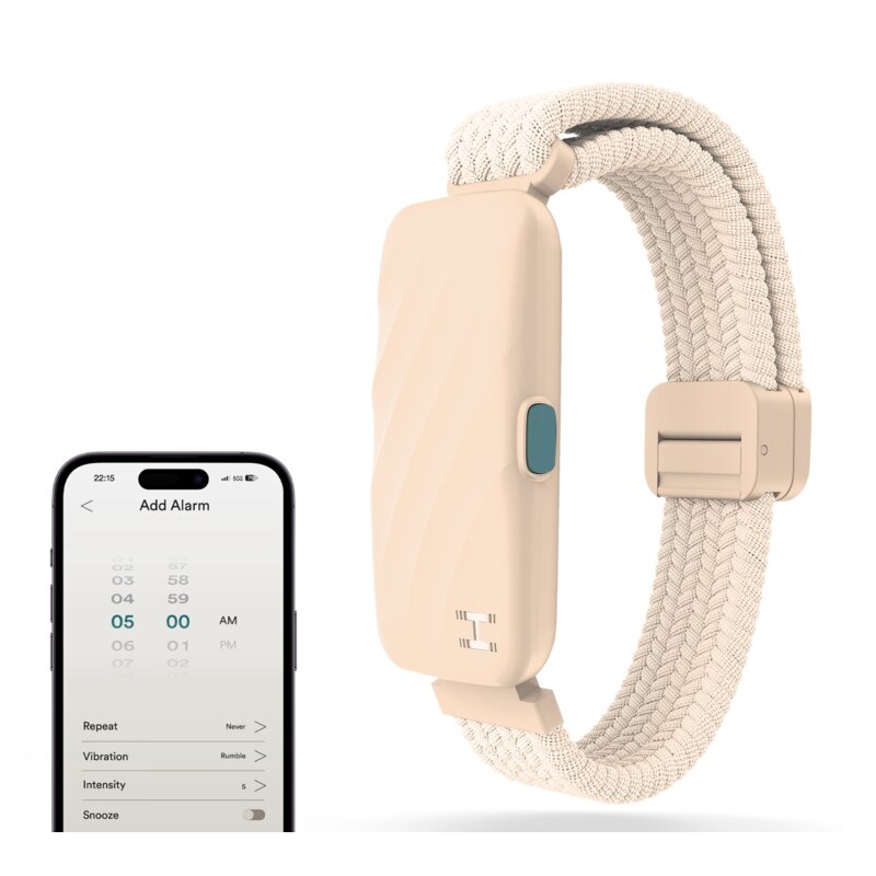 Budzik wibracyjny na nadgarstek HOMEDICS SS-WB100CE-WW Beżowy