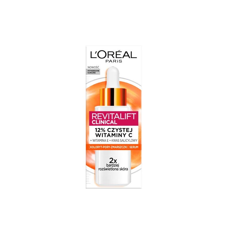 Revitalift Clinical rozświetlające serum do twarzy z 12% czystej witaminy C 30ml