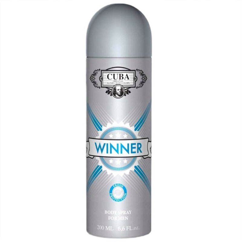 Zdjęcia - Dezodorant Cuba Paris Cuba Winner  spray 200ml NIE DOTYCZY 
