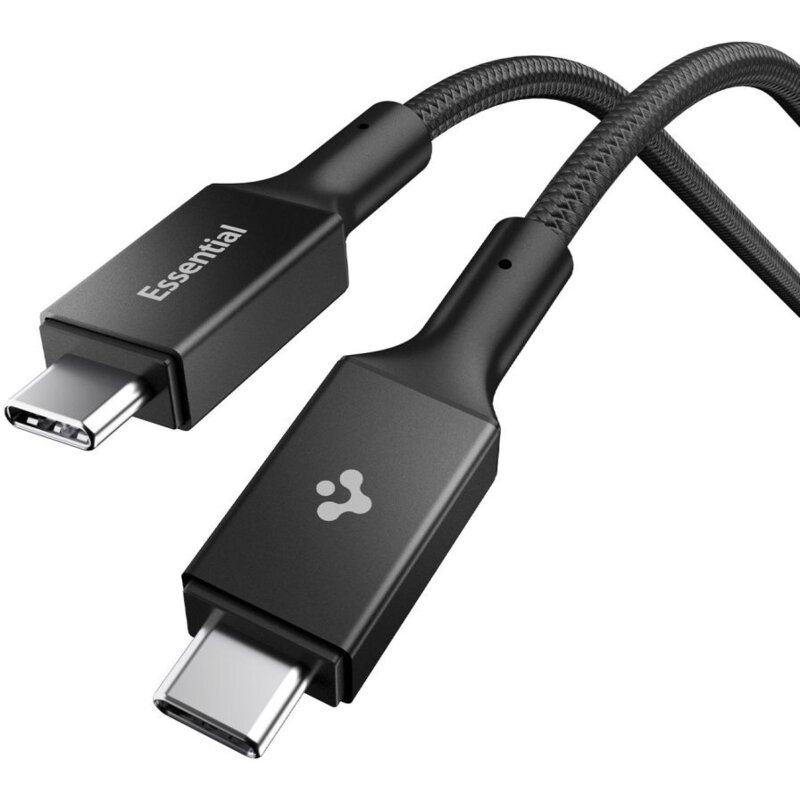 Kabel USB-C - USB-C SPIGEN EB10015CC Essential 100W 1.5 m Czarny