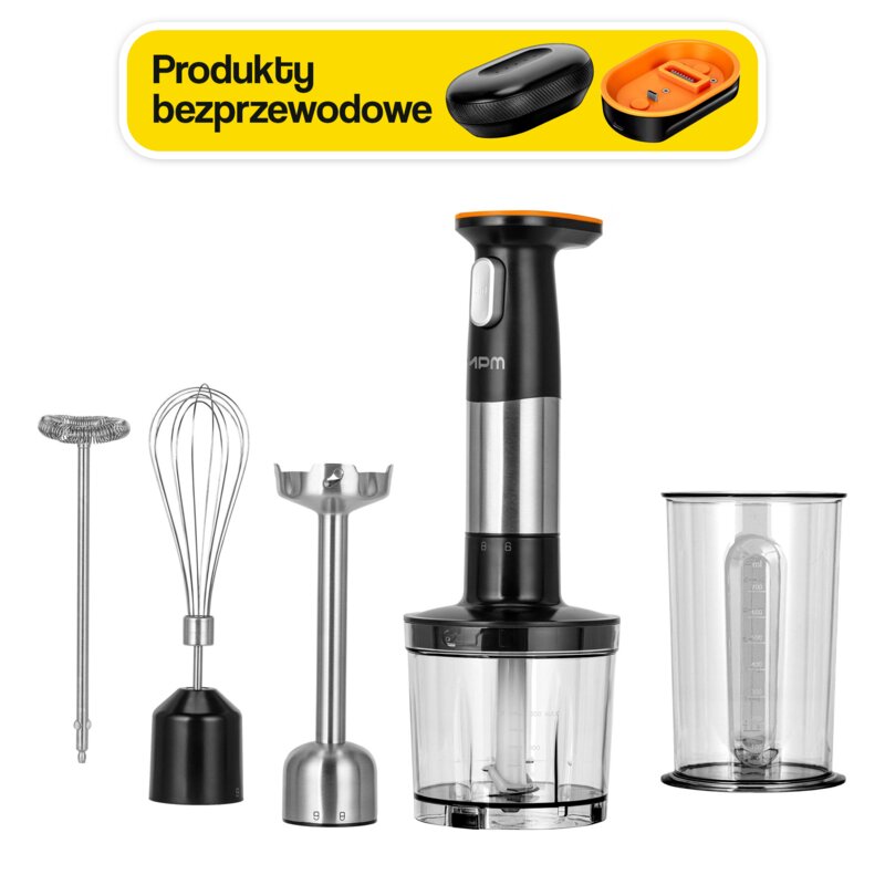 MPM GoFree CMBL-01 180W Mini rozdrabniacz Końcówka do ubijania Końcówka do spieniania