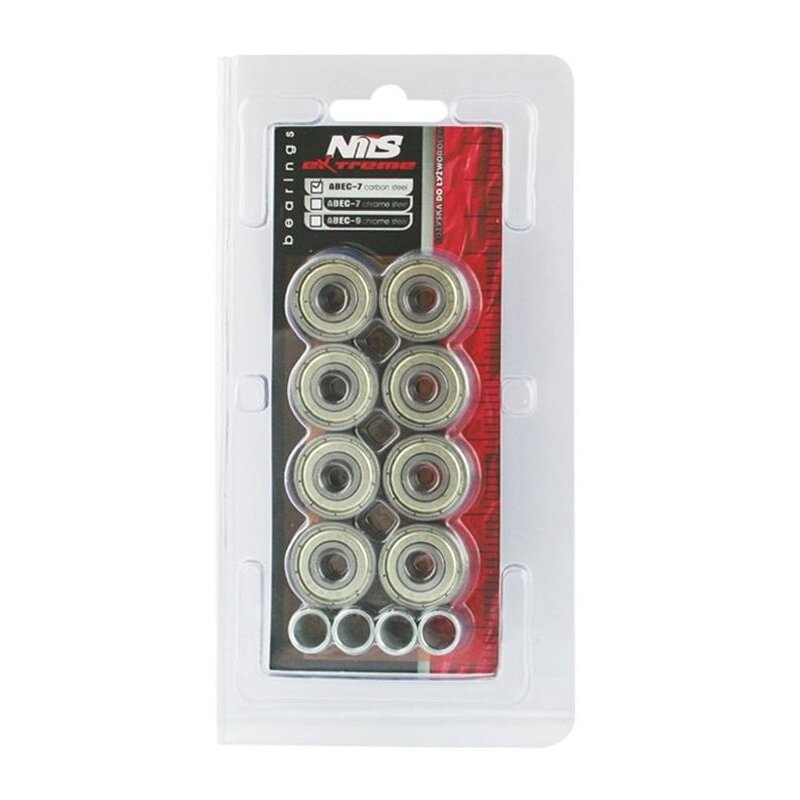 Łożyska NILS EXTREME ABEC-7 Carbon (8 sztuk)