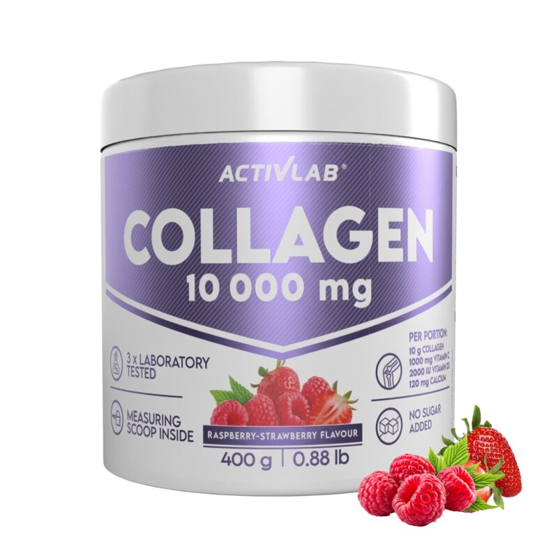 Kolagen ACTIVLAB Malinowo-truskawkowy (400 g)