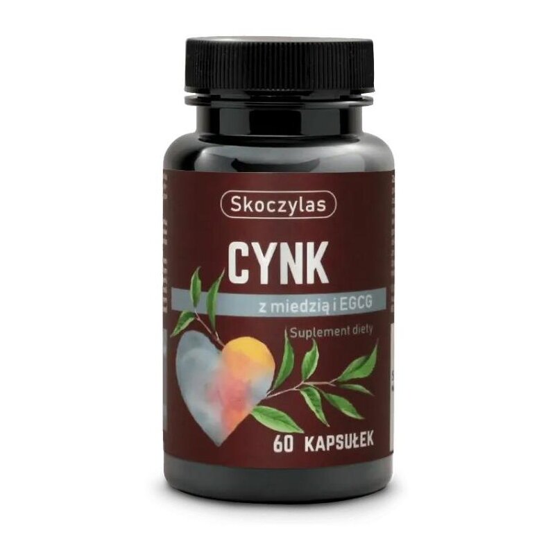 Cynk SKOCZYLAS Z miedzią i EGCG (60 kapsułek)
