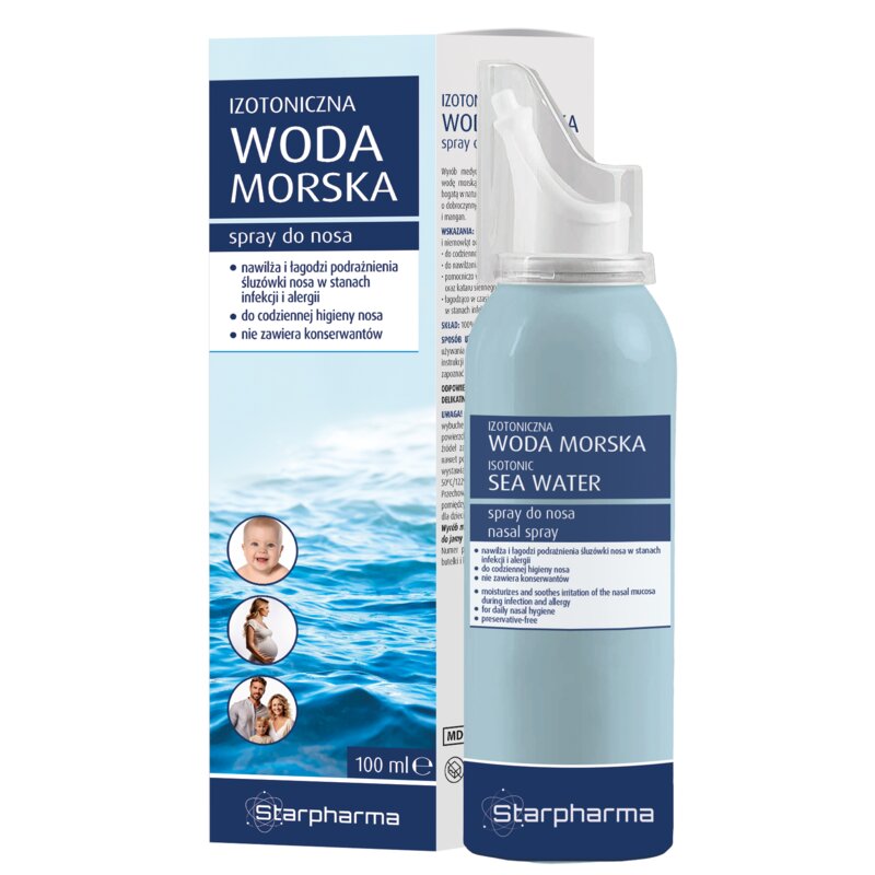 Spray do nosa STARPHARMA Izotoniczna woda morska (100 ml)