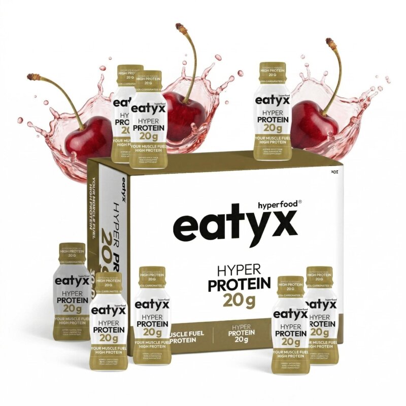 Shot EATYX Hyperfood Hyper Protein 20 g Wiśniowo-jabłkowo-gruszkowy (30 x 95 ml)
