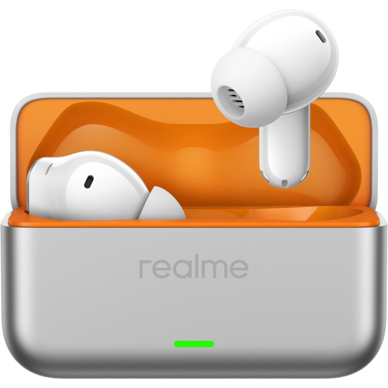 Słuchawki dokanałowe REALME Buds T500 Pro ANC Srebrno-biały