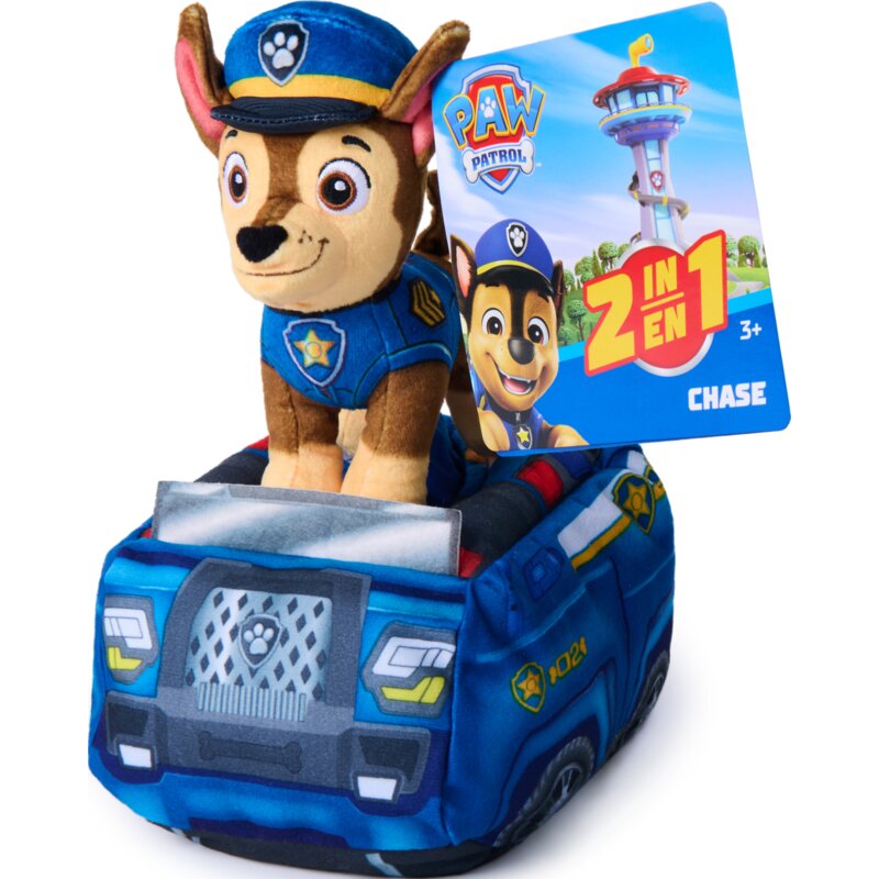Maskotka SPIN MASTER Psi Patrol Pluszowy bohater w pojeździe Chase 6075428