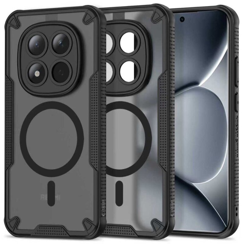 Etui TECH-PROTECT Rugged Shield MagSafe do Xiaomi Poco M8 Pro/Redmi Note 15 Pro+ 5G Czarny