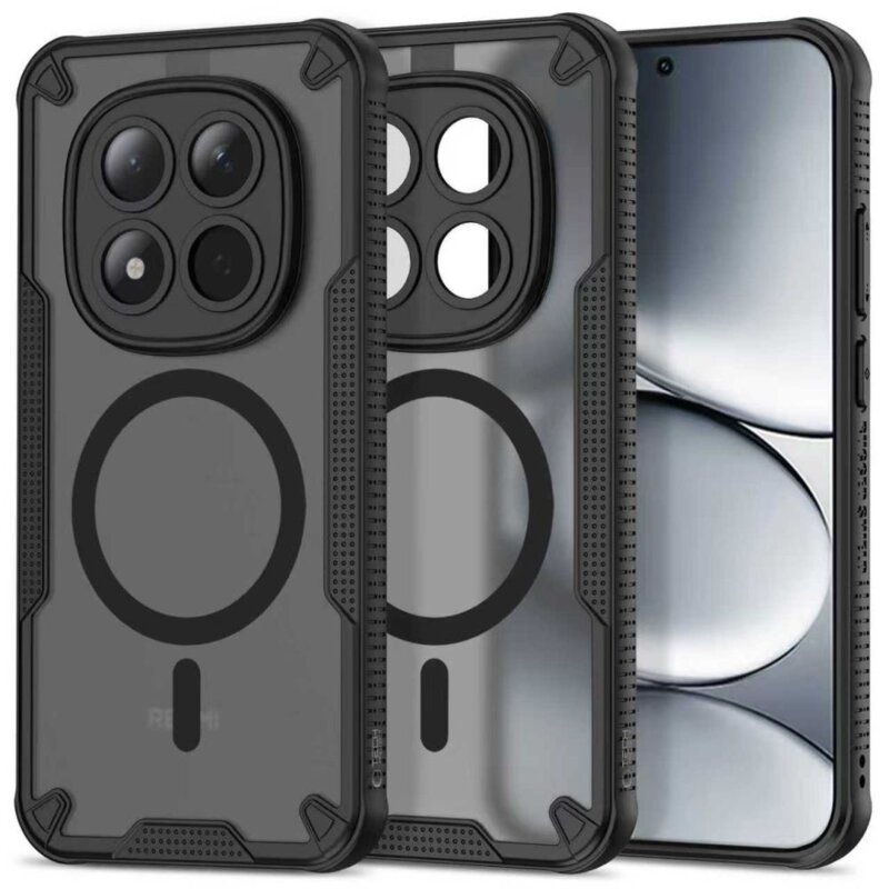 Etui TECH-PROTECT Rugged Shield MagSafe do Xiaomi Redmi Note 15 Pro 5G Czarny