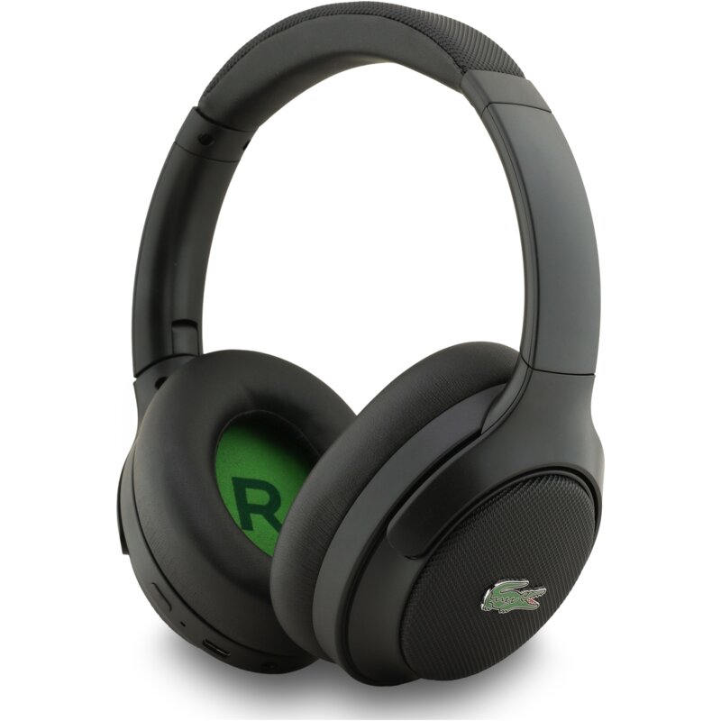 Słuchawki nauszne LACOSTE Petit Pique ANC Czarny