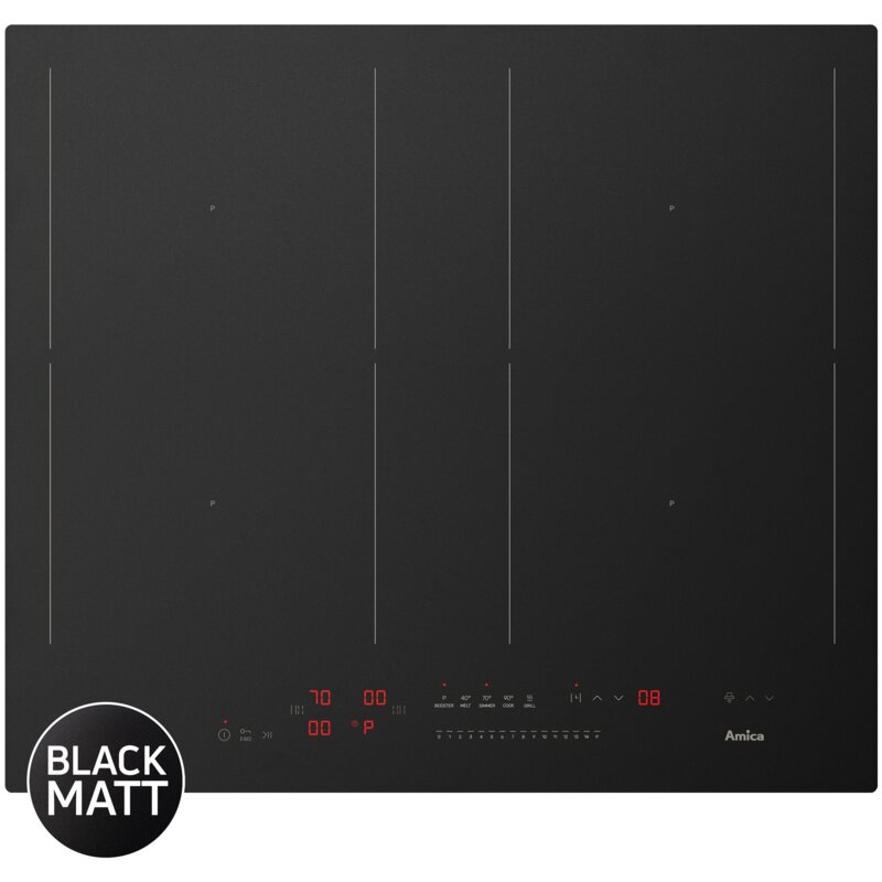Płyta indukcyjna AMICA PIT6542PHTSUNHC 3.0BL MATT HoodConnect Pro Bridge