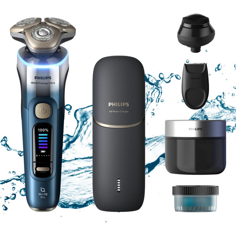 Golarka PHILIPS Limited i9000 SkinIQ Pro XP9406/65 Prestige Ultra Day & Night Edition Na mokro i sucho