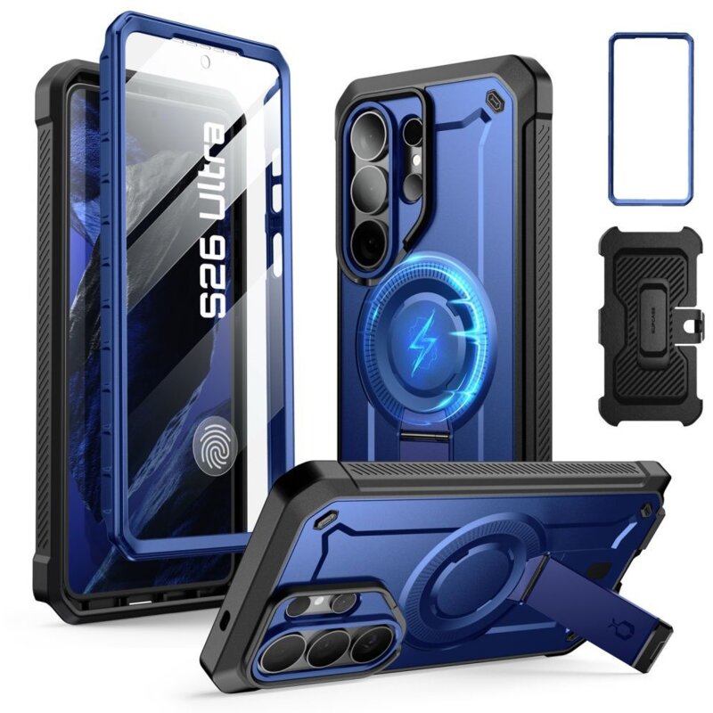 Etui SUPCASE Unicorn Beetle Pro Mag MagSafe do Samsung Galaxy S26 Ultra Kobaltowy