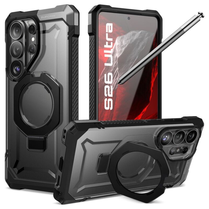 Etui SUPCASE UB Grip Mag MagSafe do Samsung Galaxy S26 Ultra Czarny