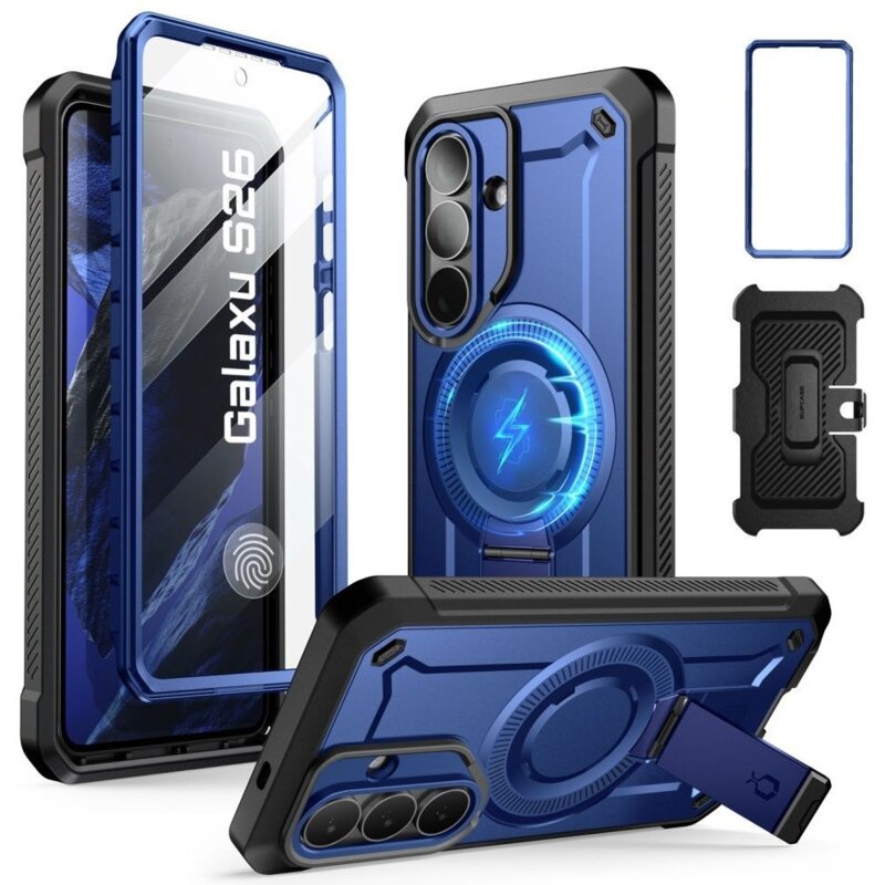 Etui SUPCASE Unicorn Beetle Pro Mag MagSafe do Samsung Galaxy S26 Kobaltowy