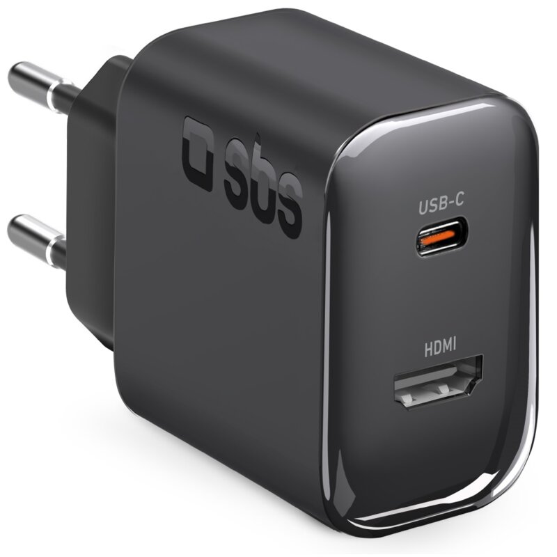 Ładowarka sieciowa SBS TETR1CHDMIPD65 65W Czarny ładowarka do telefonu USB-C, HDMI