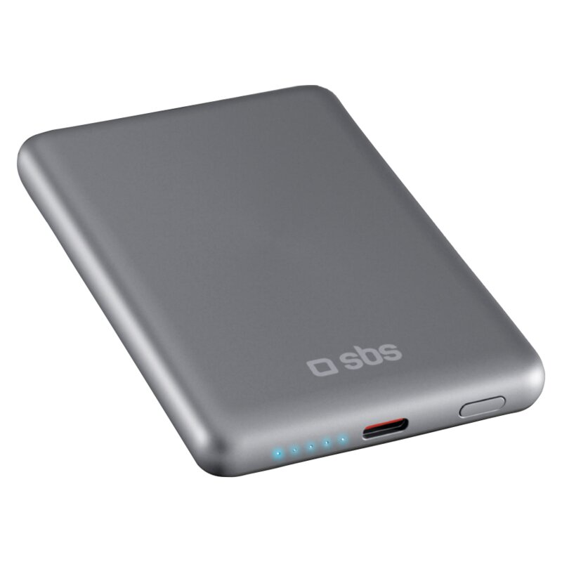 Powerbank SBS MagSafe 5000 mAh 20W Szary