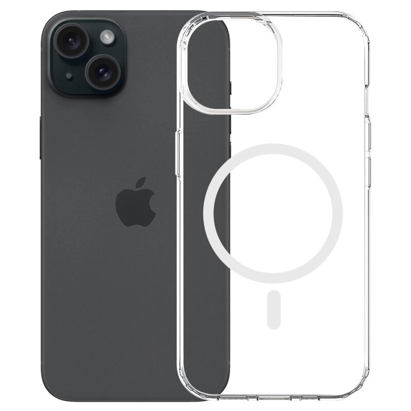 Etui 3MK Hardy LiqForce MagCase do Apple iPhone 15 Plus Przezroczysty
