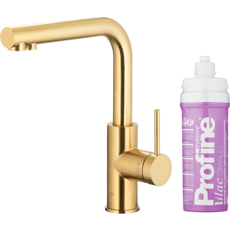 KFA Armatura Duero Pure Basic 6623-915-39 Jasne złoto Stal szlachetna