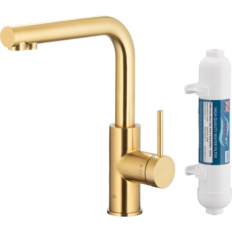 KFA Armatura Duero Pure Basic 6623-912-39 Jasne złoto Stal szlachetna
