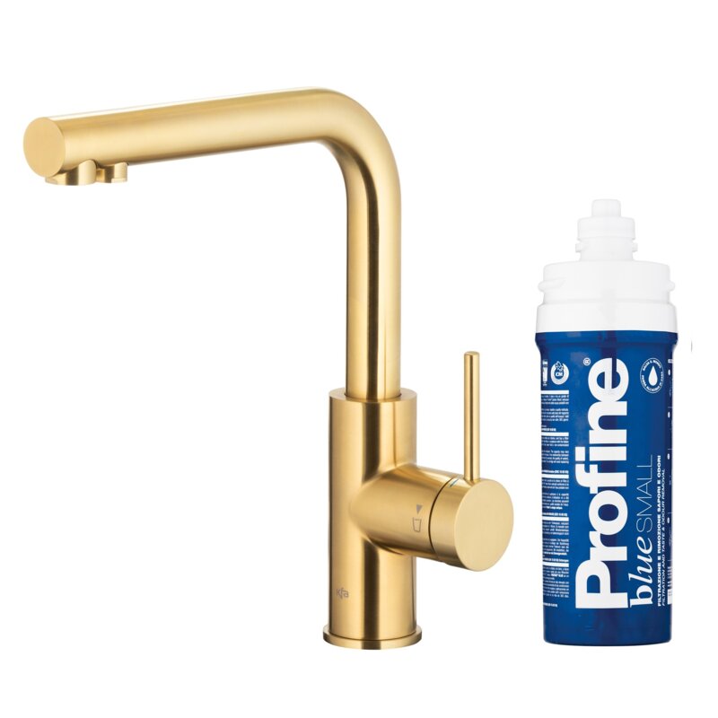 KFA Armatura Duero Pure Basic 6623-913-39 Jasne złoto Stal szlachetna