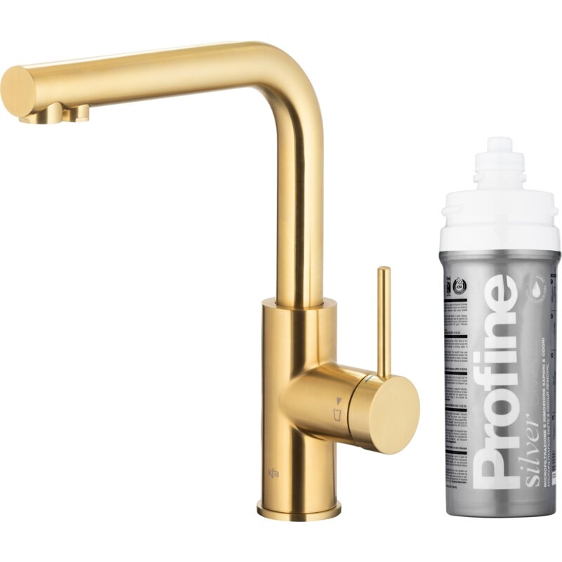KFA Armatura Duero Pure Basic 6623-914-39 Jasne złoto Stal szlachetna