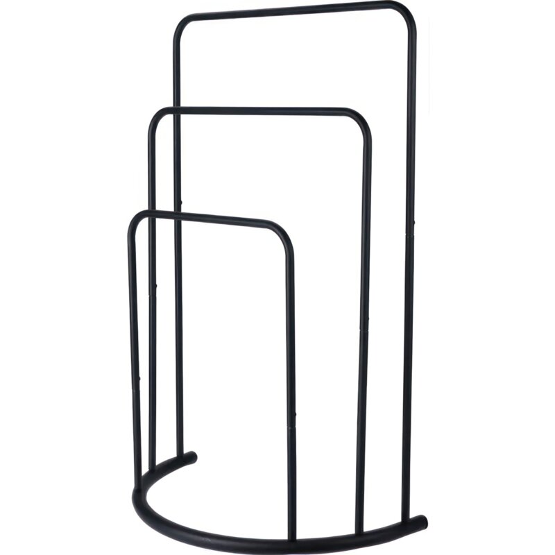 Wieszak łazienkowy BATHROOM SOLUTIONS 3 poziomy Czarny